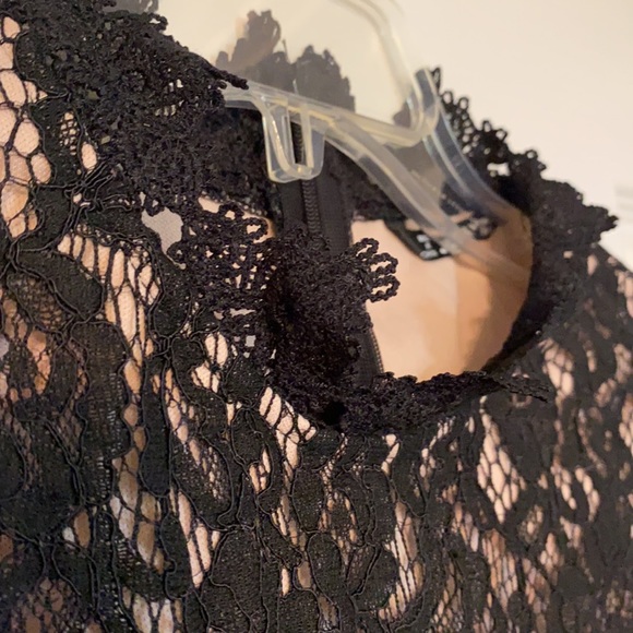 Semi formal sleeveless lace tulle overlay dress - Picture 6 of 11